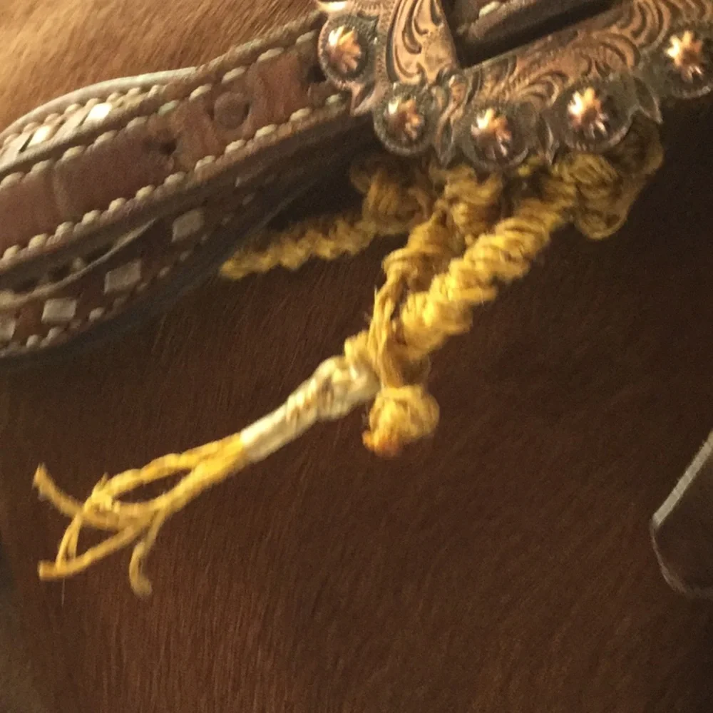 Artisan repurposed horse tack prototype art western project equestrian cowgirl - Picture 6 of 14
